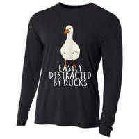 Duck Easily Distracted By Ducks Cooling Performance Long Sleeve Crew