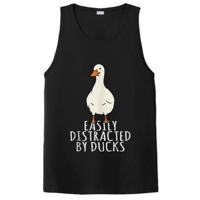 Duck Easily Distracted By Ducks PosiCharge Competitor Tank