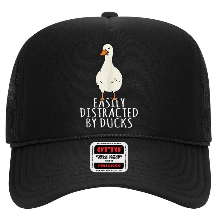 Duck Easily Distracted By Ducks Trucker Hat