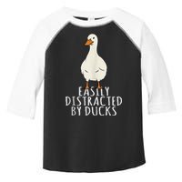 Duck Easily Distracted By Ducks Toddler Fine Jersey T-Shirt