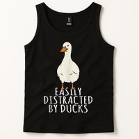 Duck Easily Distracted By Ducks Tank Top