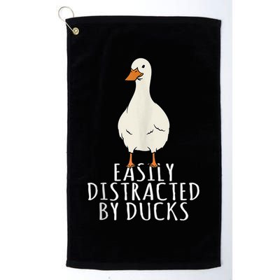Duck Easily Distracted By Ducks Golf Towel