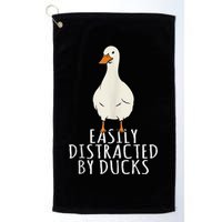 Duck Easily Distracted By Ducks Golf Towel