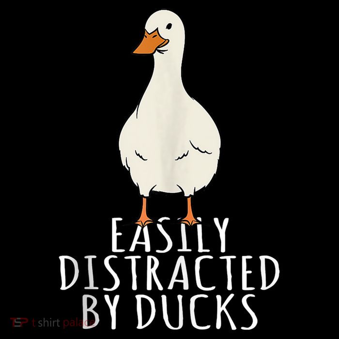 Duck Easily Distracted By Ducks Short Acrylic Beanie