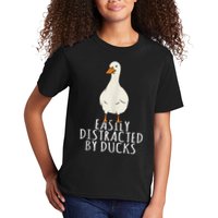 Duck Easily Distracted By Ducks Kids T-Shirt