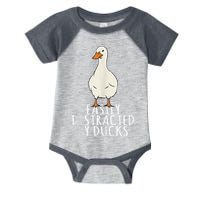 Duck Easily Distracted By Ducks Infant Baby Jersey Bodysuit