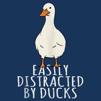 Duck Easily Distracted By Ducks Infant Baby Jersey Bodysuit
