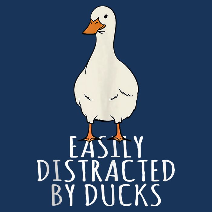 Duck Easily Distracted By Ducks Infant Baby Jersey Bodysuit