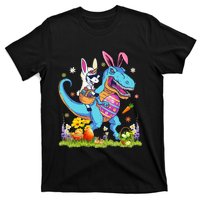 Dinosaur Easter Day Unicorn Riding Trex Bunny Costume T-Shirt