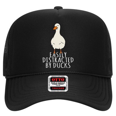 Duck Easily Distracted By Ducks Trucker Hat