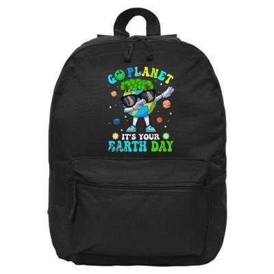 Dab Earth Day 2025 Groovy Go Planet Its Your Earth Day 16 in Basic Backpack