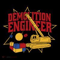 Demolition Engineer Drawstring Bag