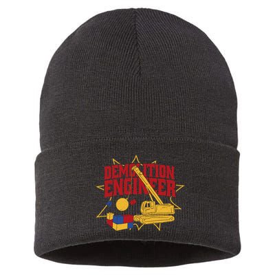 Demolition Engineer Sustainable Knit Beanie