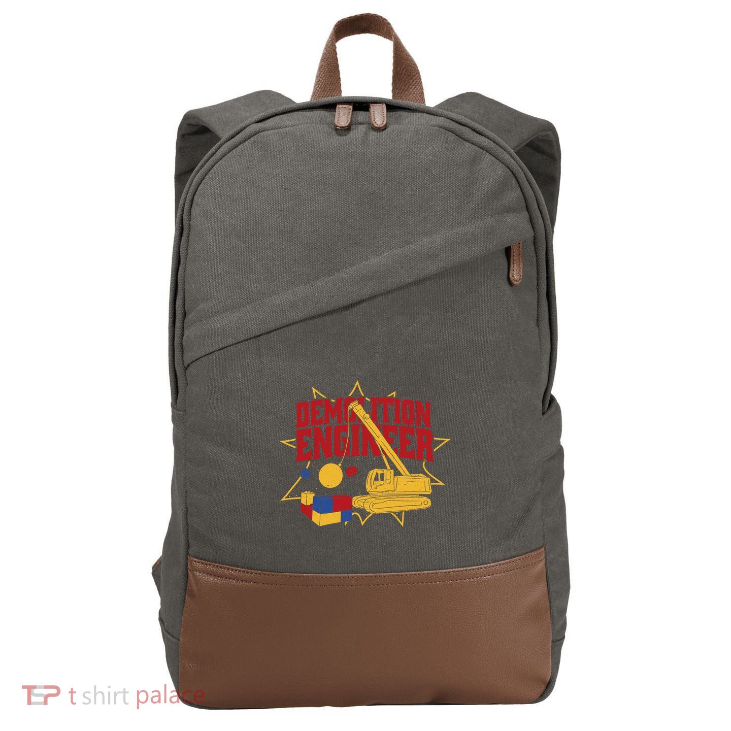 Demolition Engineer Cotton Canvas Backpack