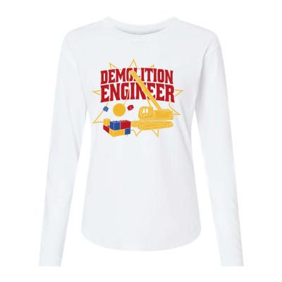 Demolition Engineer Womens Cotton Relaxed Long Sleeve T-Shirt