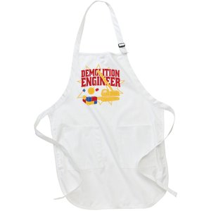 Demolition Engineer Full-Length Apron With Pockets