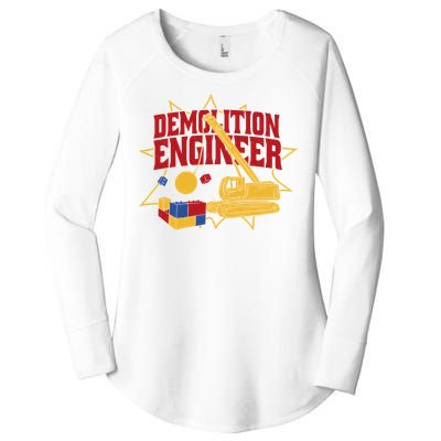 Demolition Engineer Women's Perfect Tri Tunic Long Sleeve Shirt