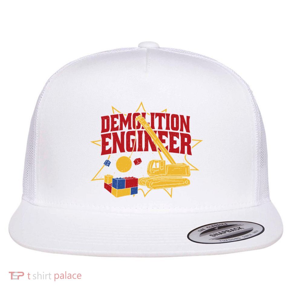 Demolition Engineer Flatbill Hat