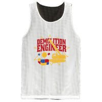 Demolition Engineer Mesh Reversible Basketball Jersey Tank