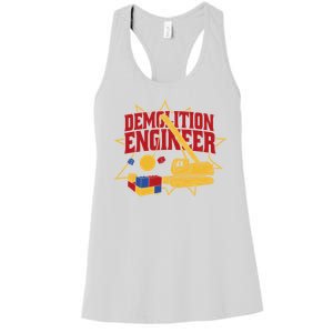 Demolition Engineer Women's Racerback Tank