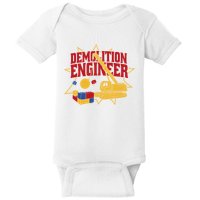 Demolition Engineer Baby Bodysuit