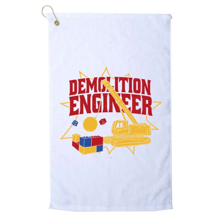 Demolition Engineer Golf Towel