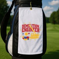 Demolition Engineer Golf Towel