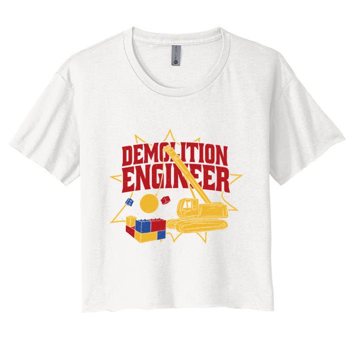 Demolition Engineer Crop Top