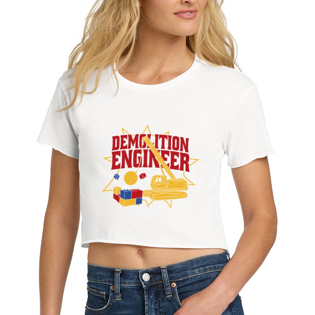 Demolition Engineer Crop Top