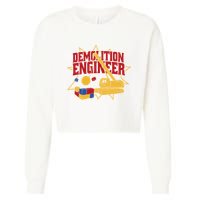 Demolition Engineer Cropped Pullover Crew