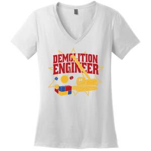 Demolition Engineer Women's V-Neck T-Shirt