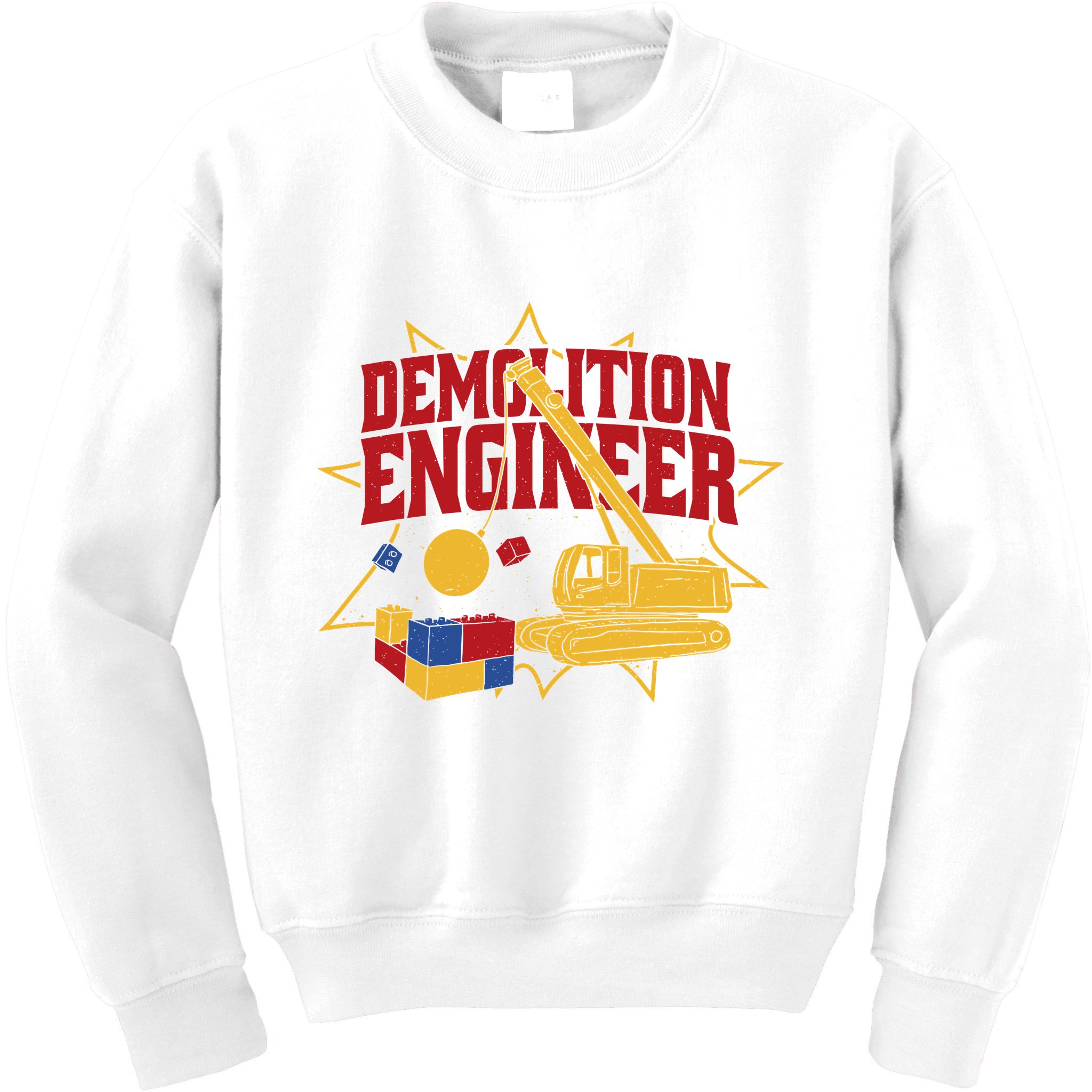 Demolition Engineer Kids Sweatshirt