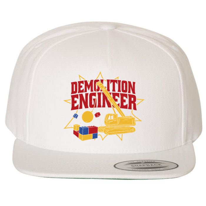 Demolition Engineer Wool Snapback Cap