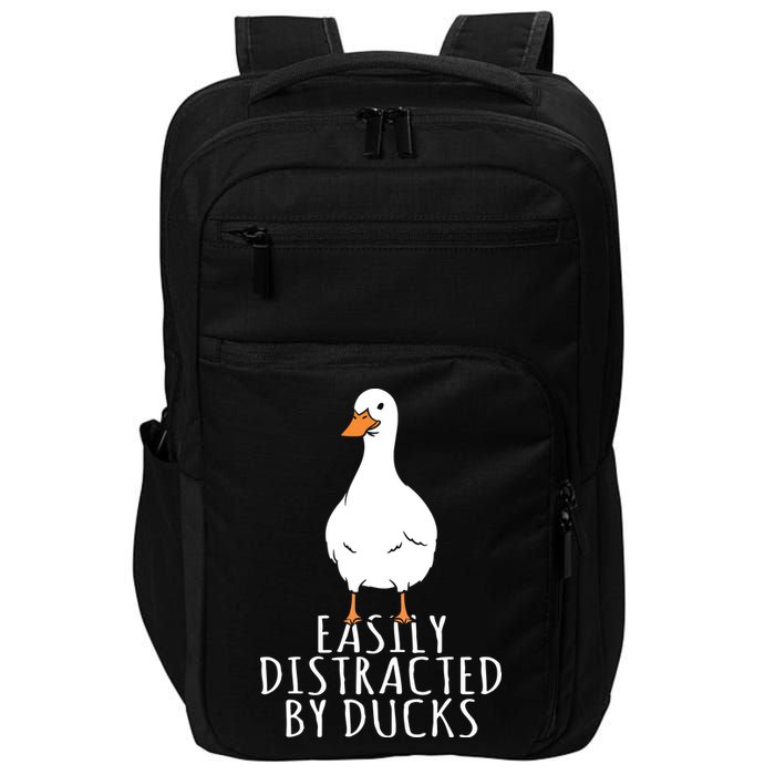 Duck Easily Distracted By Ducks Impact Tech Backpack