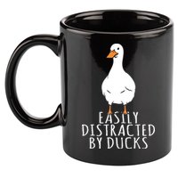 Duck Easily Distracted By Ducks 11oz C Handle Ceramic Mug