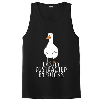 Duck Easily Distracted By Ducks PosiCharge Competitor Tank