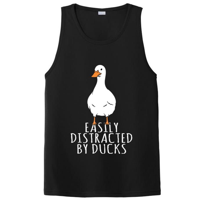 Duck Easily Distracted By Ducks PosiCharge Competitor Tank