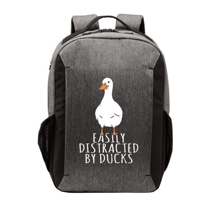 Duck Easily Distracted By Ducks Vector Backpack