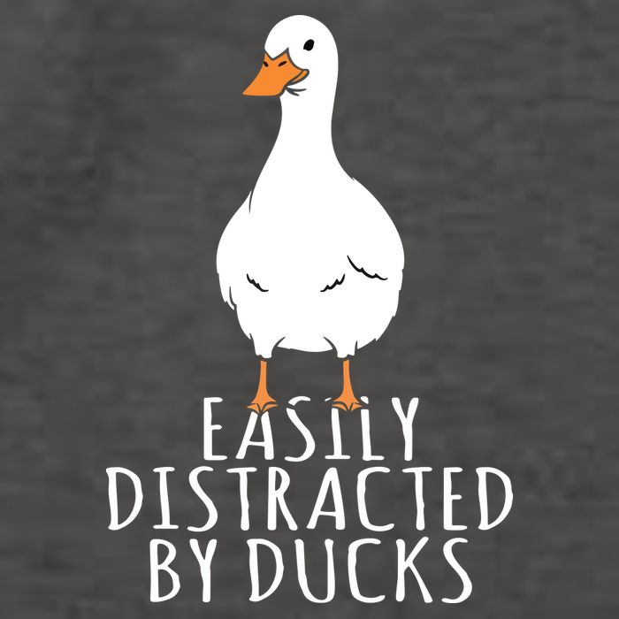 Duck Easily Distracted By Ducks Vector Backpack