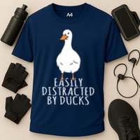 Duck Easily Distracted By Ducks Performance Shirt