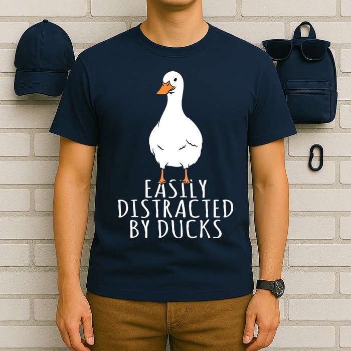 Duck Easily Distracted By Ducks T-Shirt