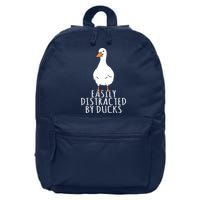 Duck Easily Distracted By Ducks 16 in Basic Backpack