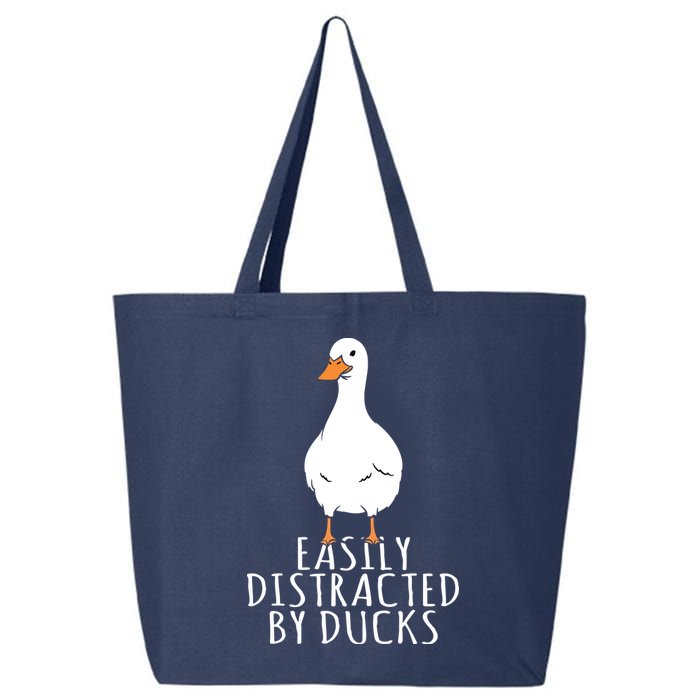 Duck Easily Distracted By Ducks 25L Jumbo Tote