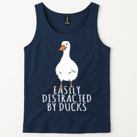 Duck Easily Distracted By Ducks Tank Top