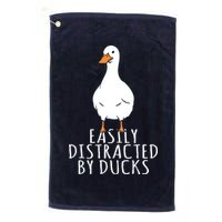 Duck Easily Distracted By Ducks Golf Towel