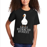 Duck Easily Distracted By Ducks Kids T-Shirt