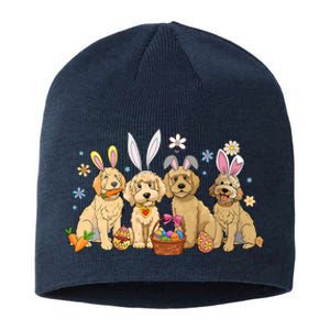 Dogs Easter Day Bunnies Dog Sustainable Beanie