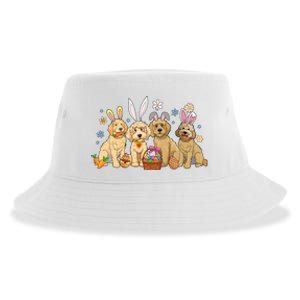 Dogs Easter Day Bunnies Dog Sustainable Bucket Hat