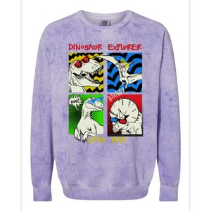 Dinosaur Explorer Colorblast Crewneck Sweatshirt