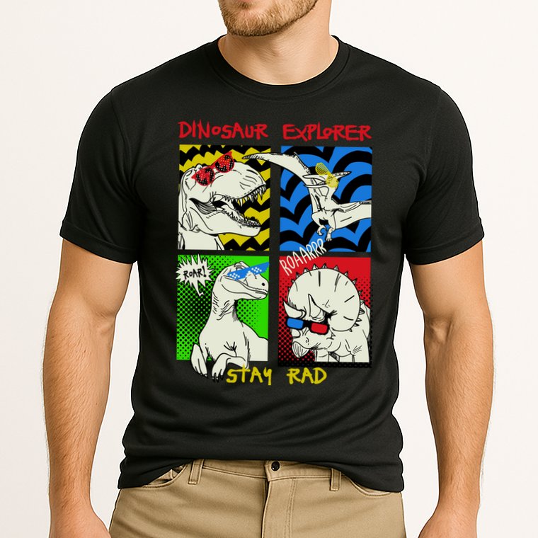 Dinosaur Explorer Cooling Performance Crew T-Shirt